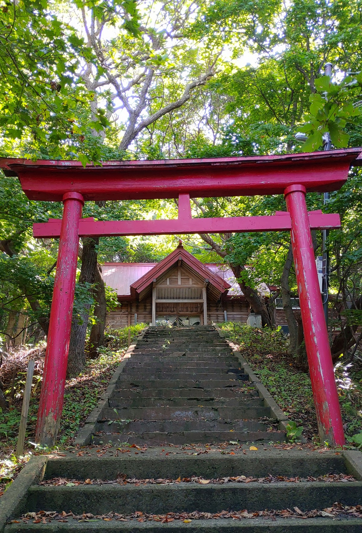 稲荷神社（北海道積丹郡積丹町入舸町字白井沢）
