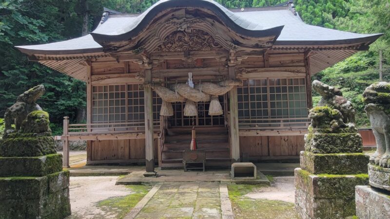 熊野神社（鳥取県南部町金田）