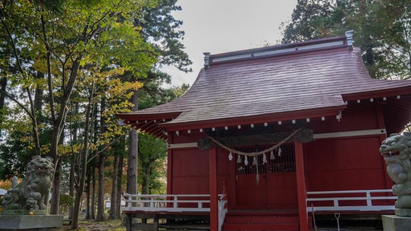 稲荷神社(秋田県鹿角市十和田錦木字稲生田)