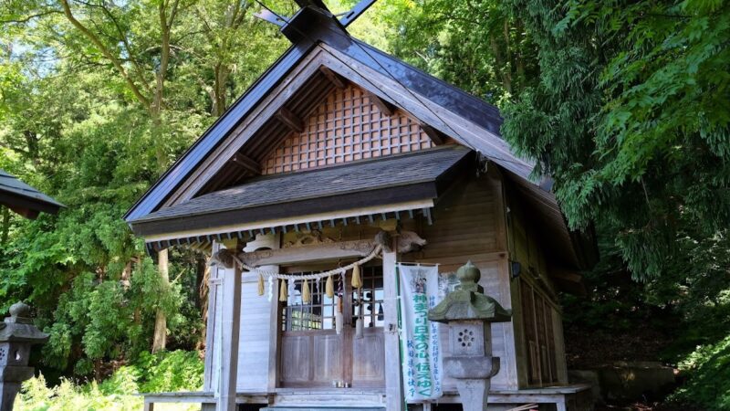 神明社(秋田県鹿角市花輪字上花輪)