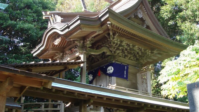 佐波波地祇神社（茨城県北茨城市）